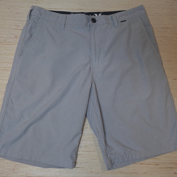 Hurley Men’s Phantom Gray Hybrid Shorts Size 32 - Picture 1 of 5